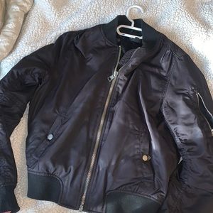 Selling top shop bomber size 4 us